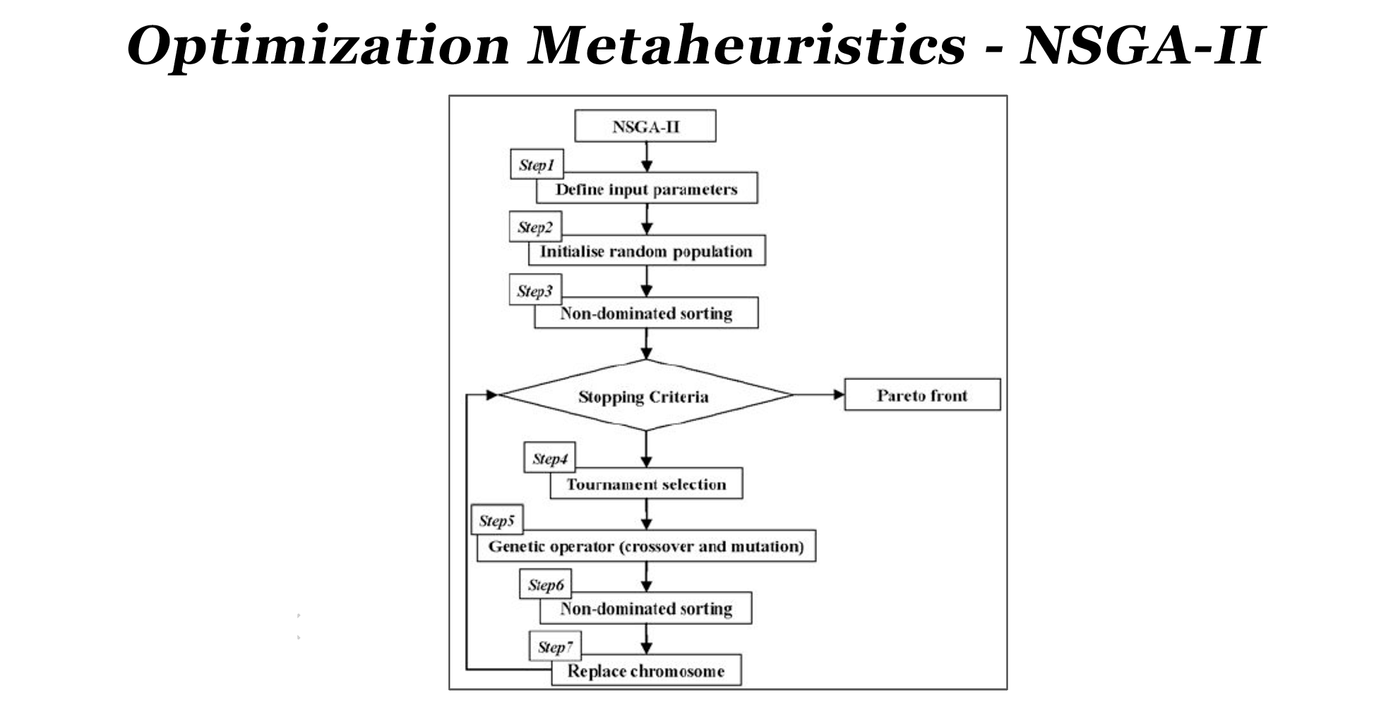 Optimization Metaheuristics - NSGA-II